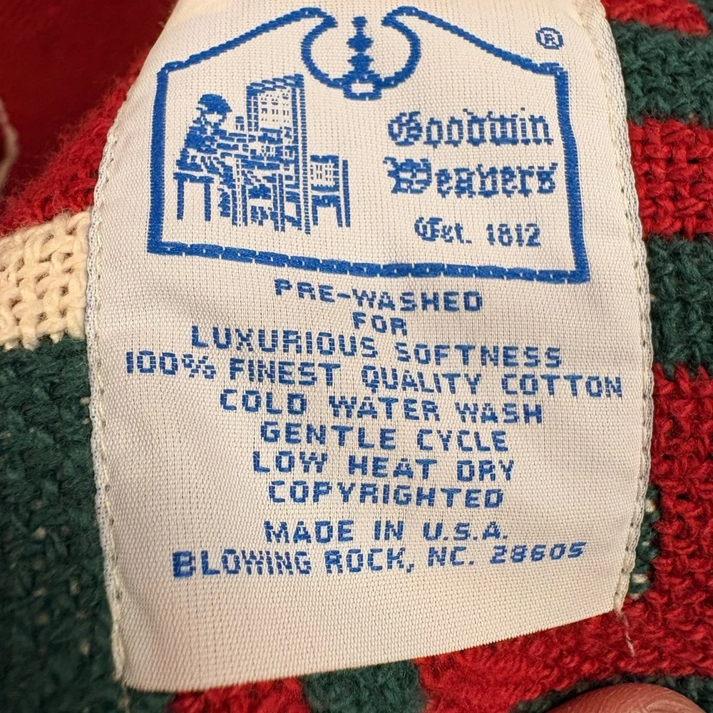 Festive Santa Throw Blanket with Red and Green Accents